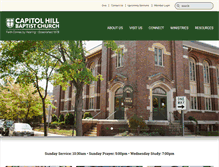 Tablet Screenshot of capitolhillbaptist.org